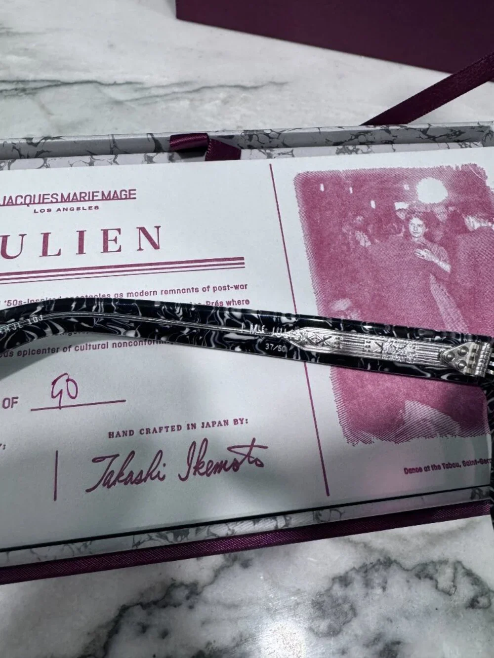 Jacques Marie Mage Julien X Hollywood store exclusive sunglasses